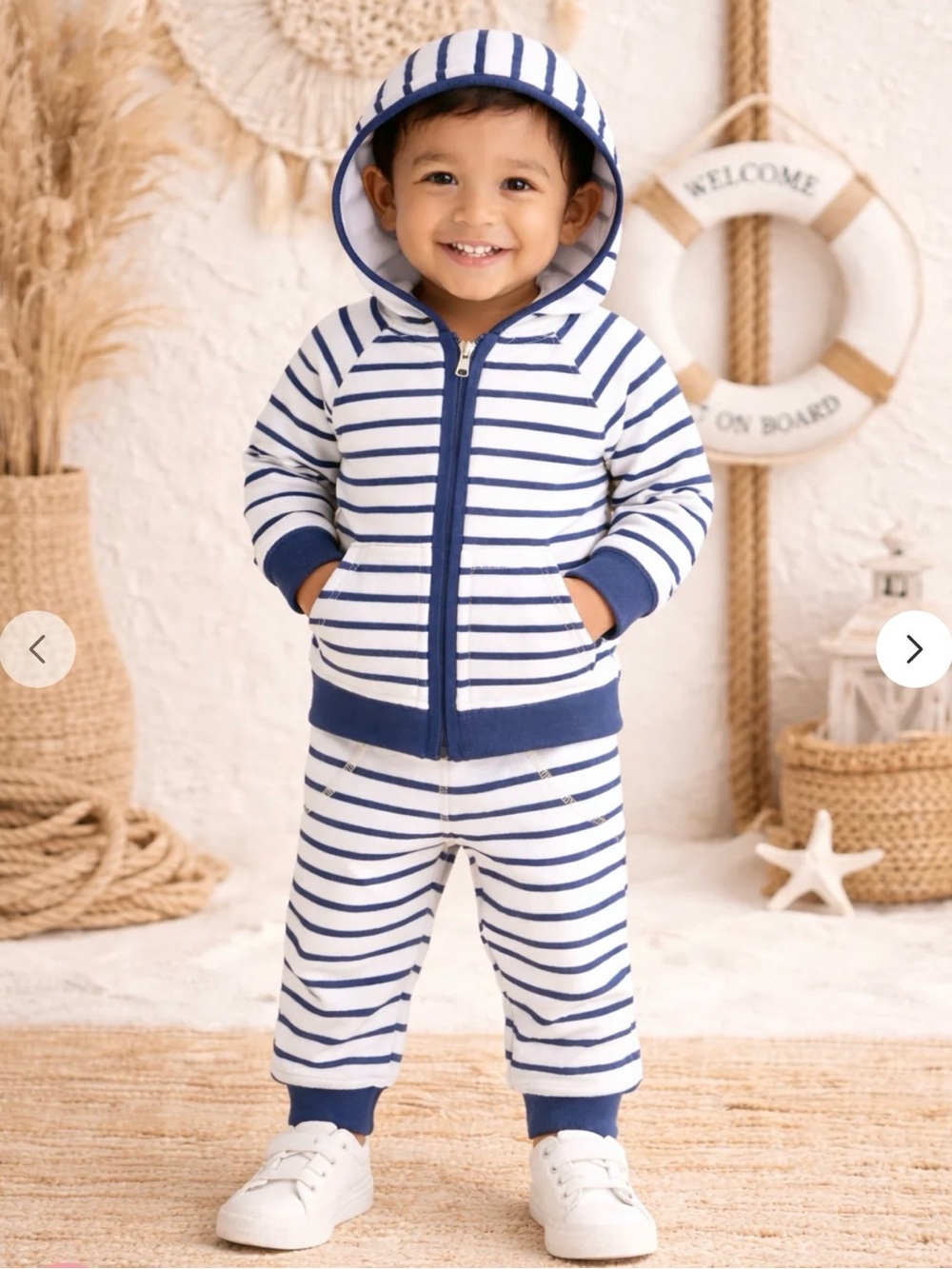 Angel Dear stripe outfit